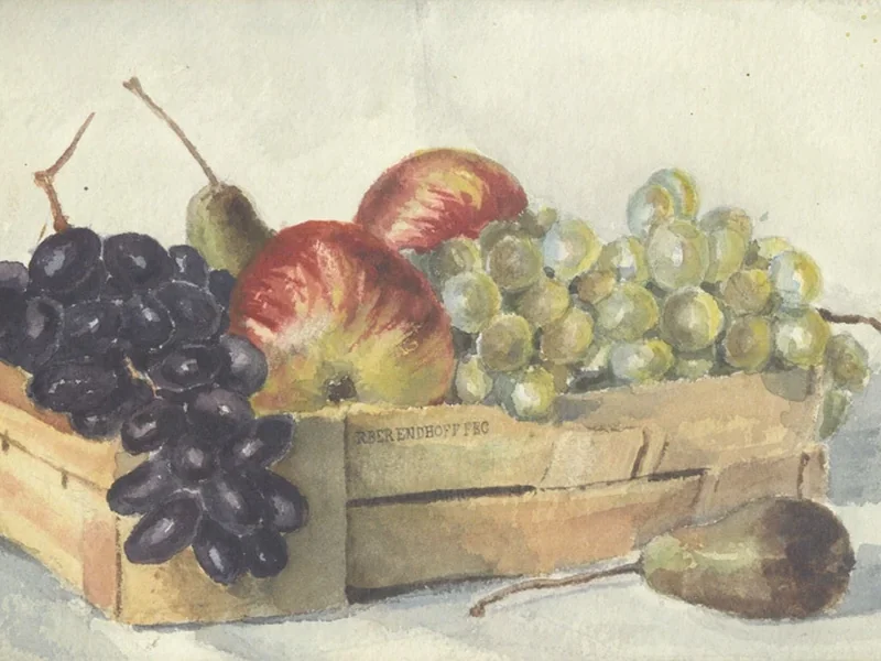 1827-Johann Rudolf Berendhoff - Natura morta